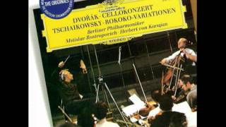 Tchaikovsky Variations on a Rococo Theme 22 Rostropovich Karajan [upl. by Barnum]