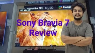 Sony Bravia 7 Review 2024 Hindi  Bravia 7 Vs X90L shubzgadgets ledtv sonybraviatv qledtv [upl. by Modestia]