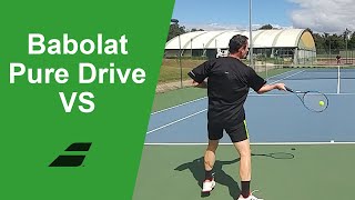 Test raquette de tennis Babolat Pure Drive VS 2019 [upl. by Oidiple]