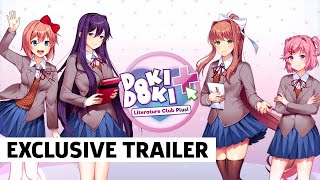 Doki Doki Literature Club Plus  Exclusive Gameplay Trailer Play For All 2021 [upl. by Rodolph]