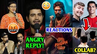 Samay Raina amp Indias got Latent gets HATE…ANGRY REPLY 🤬 Pushpa 2 Trailer MrBeast Ronaldo [upl. by Yrogiarc]