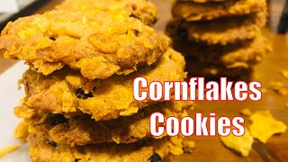 CRUNCHY CORNFLAKE COOKIES l QUICK AND EASY COOKIES RECIPE [upl. by Chalmer777]