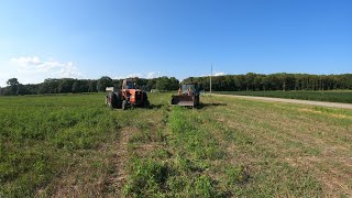 Spreading lime on the old wheat fields [upl. by Avonasac]