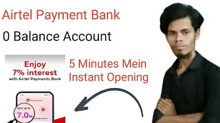 Airtel Payment Bank Account Opening Online 2024 Airtel Payment Bank Account Opening Online Airtel [upl. by Gilbert831]