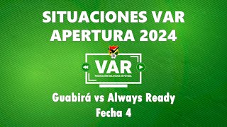 APERTURA 2024  Partido Guabirá vs Always Ready [upl. by Bomke]