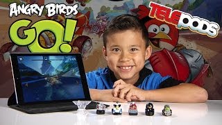 ANGRY BIRDS GO Gameplay amp Exclusive Deluxe Kart Pack Telepods [upl. by Vinna923]