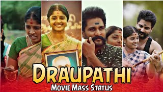 Draupathi 🔥Movie Mass Tamil Whatsapp Status🔥🔥🔥 [upl. by Tewell213]