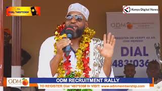 SIMBA WA MOMBASA Hassan Joho terrifies Ruto as he roars at Railas Wajir Rally [upl. by Guntar907]