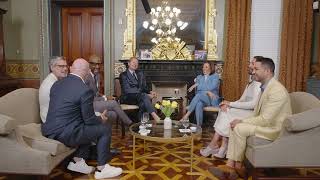 Queer Eye Cast Meets Vice President Kamala Harris at The White House Full Conversation [upl. by Hazrit]