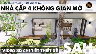 10mx30m Thiết kế Nhà cấp 4 KHÔNG GIAN MỞ đẹp nhất mà tôi từng thấy  Best Tropical house design [upl. by Martita]