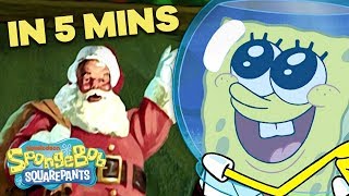 SpongeBob “Christmas Who” Holiday Special 🎅 in 5 Minutes [upl. by Atinniuq]