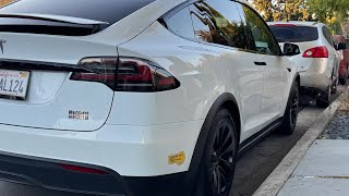 2023 Tesla Model X Plaid Startup and Horn [upl. by Navada]