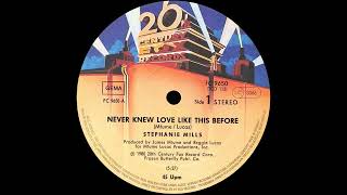 Stephanie Mills  Never Knew Love Like This Before Extended Mix 1980 [upl. by Benson]