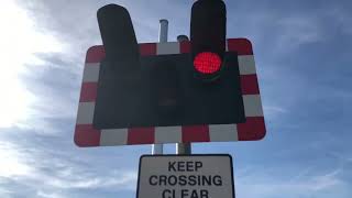 Cowdale’s Drove Level Crossing Lincs [upl. by Sibby342]