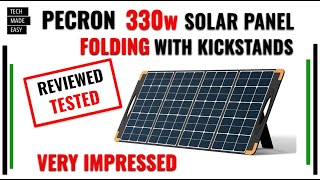 Pecron 330w Solar Panel Foldable Portable PV300 [upl. by Moyers]