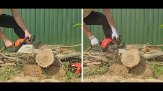 Stihl MS181 vs ECHO CS3510ES Chainsaw [upl. by Ninahs124]