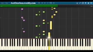 Linebecks Theme  Synthesia Tutorial [upl. by Ensoll25]