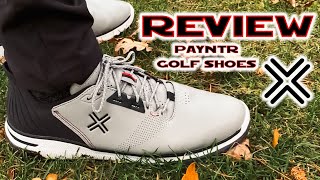 Payntr 004 RS Golf Shoes REVIEW [upl. by Adah]