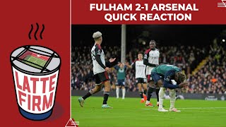 Fulham 21 Arsenal  Quick Reaction [upl. by Myca]