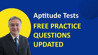 Aptitude Tests Free Practice Questions [upl. by Shaffert]