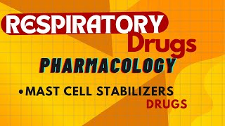 Antiasthmatic Mast Cell Stabilizers  Mechanism Of Action Drug Interaction Role Of Nurse [upl. by Ymereg]