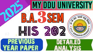 BA 3 SEMESTER HISTORY MCQHIS 202 MCQ BA 3 SEM HISTORY MCQ HIS 202 OBJECTIVE QUESTION HIS 202 PYQ [upl. by Vas]