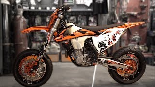 KTM 450 2018 Supermoto project [upl. by Beane]