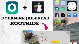 NOVO JAILBREAK ROOTHIDE🔥OCUTAR JAILBREAK DE APPS🔥DOPAMINE✅ [upl. by Nodyroc]