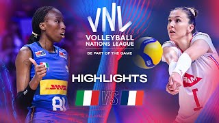 🇮🇹 ITA vs 🇫🇷 FRA  Highlights  Week 2  Womens VNL 2024 [upl. by Jewel]