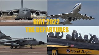 RIAT 2022 THE DEPARTURES airshowvision [upl. by Parcel756]