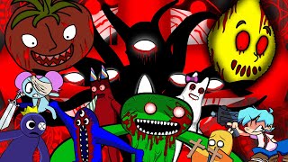 Garten of Banban House of HorrorsBad Ending Complete Series  FNF x Learning with Pibby Animation [upl. by Melania191]