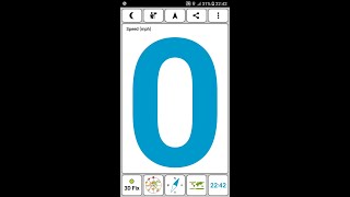 Easy GPS Speedometer with GPS Test app [upl. by Ilrebmik]