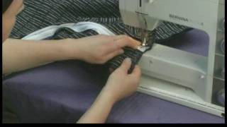 Creating a Couch Slipcover  Sewing Zipper to Bottom Couch Slipcover Panel [upl. by Kipp]