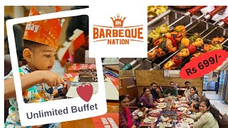 Barbeque Nation Unlimited Buffet🔥In Just Rs 699  Barbeque Nation Park Square Mall Bengaluru [upl. by Whitford]