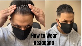 HOW TO WEAR A HAIRBAND  EASY METHOD [upl. by Nicolea]