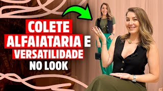 COLETE ALFAIATARIA E VERSATILIDADE NO LOOK  Michelle Castro [upl. by Klusek]