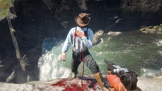 Red Dead Redemption 2  Brutal Slow Motion Kills amp Funny Moments 24 4K 60 FPS [upl. by Jermayne]