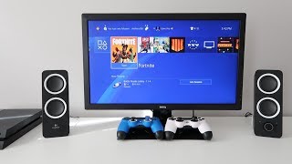 How to CONNECT PC Speakers to PS4 EASY [upl. by Alliw]