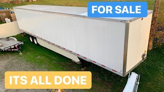 Rebuilding A Totaled Dry Van Utility Trailer From Copart PART 3 [upl. by Drugge]