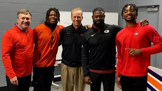 UGA Football Head Coach Kirby Smart Visits North Cobb High School [upl. by Asserat36]