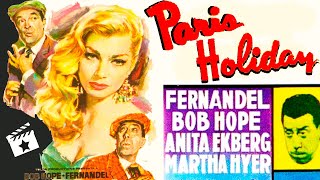 ⭐Paris Holiday 1958 Comedy  Romance  Bob Hope Fernandel  classic movies [upl. by Quirk]