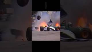 Patrese vs Piquets Fiery Crash 1985 [upl. by Jillie]