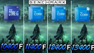 Intel i5 10400F vs 11400F vs 12400F vs 13400F  Test  1080p  1440p  RTX 4090 [upl. by Ynohtnael]