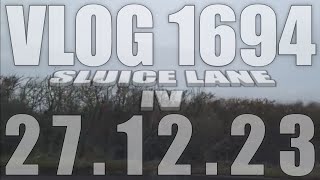 Sluice Lane IV  VLOG 1694  271223  Normans Bay  East Sussex [upl. by Etheline]