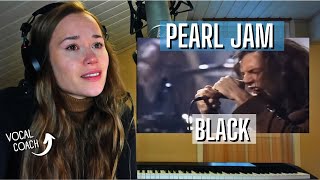 Finnish Vocal Coach First Time Reaction Pearl Jam  BLACK Subtitles [upl. by Eikcuhc]