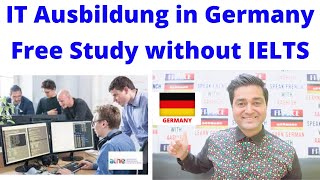 IT AUSBILDUNG Free Study in GERMANY with 100000 Rupees Stipend  Student Visa  Vocational Engineer [upl. by Alathia]