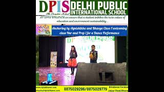 Anchoring for welcome dance by Agnishikha and Bhavya Class 1 [upl. by Anitnauq]