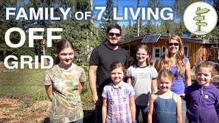 Family of 7 Living Completely OffGrid in Northern Canada [upl. by Annahsirhc693]