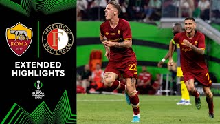 Roma vs Feyenoord Extended Highlights  UECL Final  CBS Sports Golazo Europe [upl. by Aloeda]