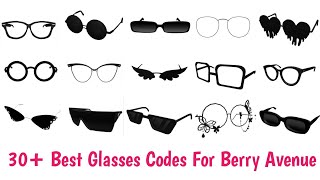 30 Best Black Glasses Codes For Berry Avenue Brookhaven Bloxburg And Other Roblox RP Games 2024 [upl. by Nosyk104]